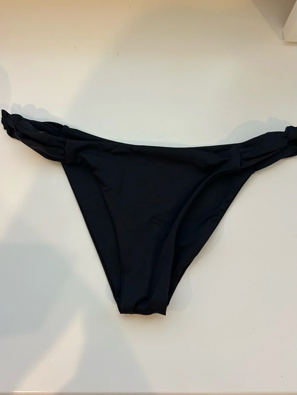 Frankie's bikinis bottoms black size medium